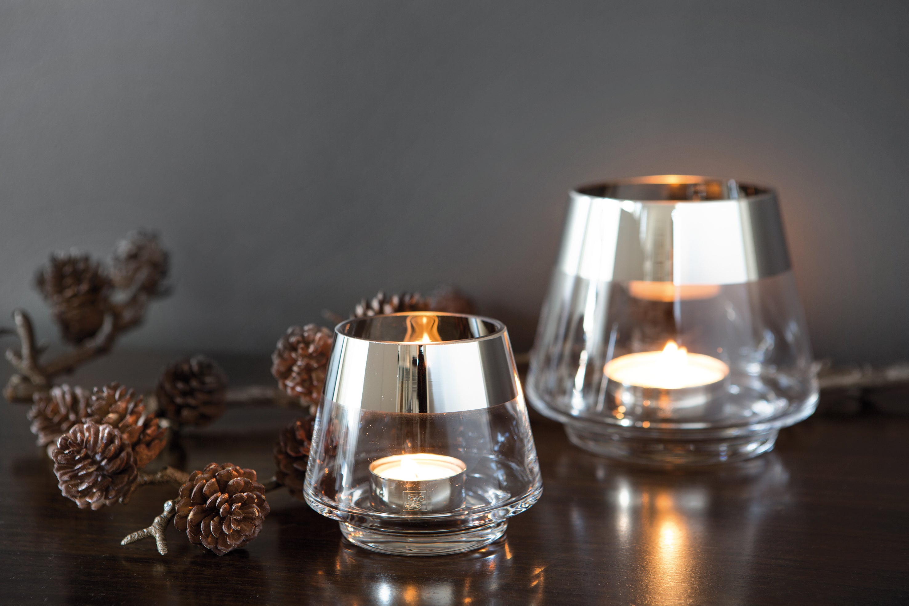 Teelichthalter "Jona", Glas