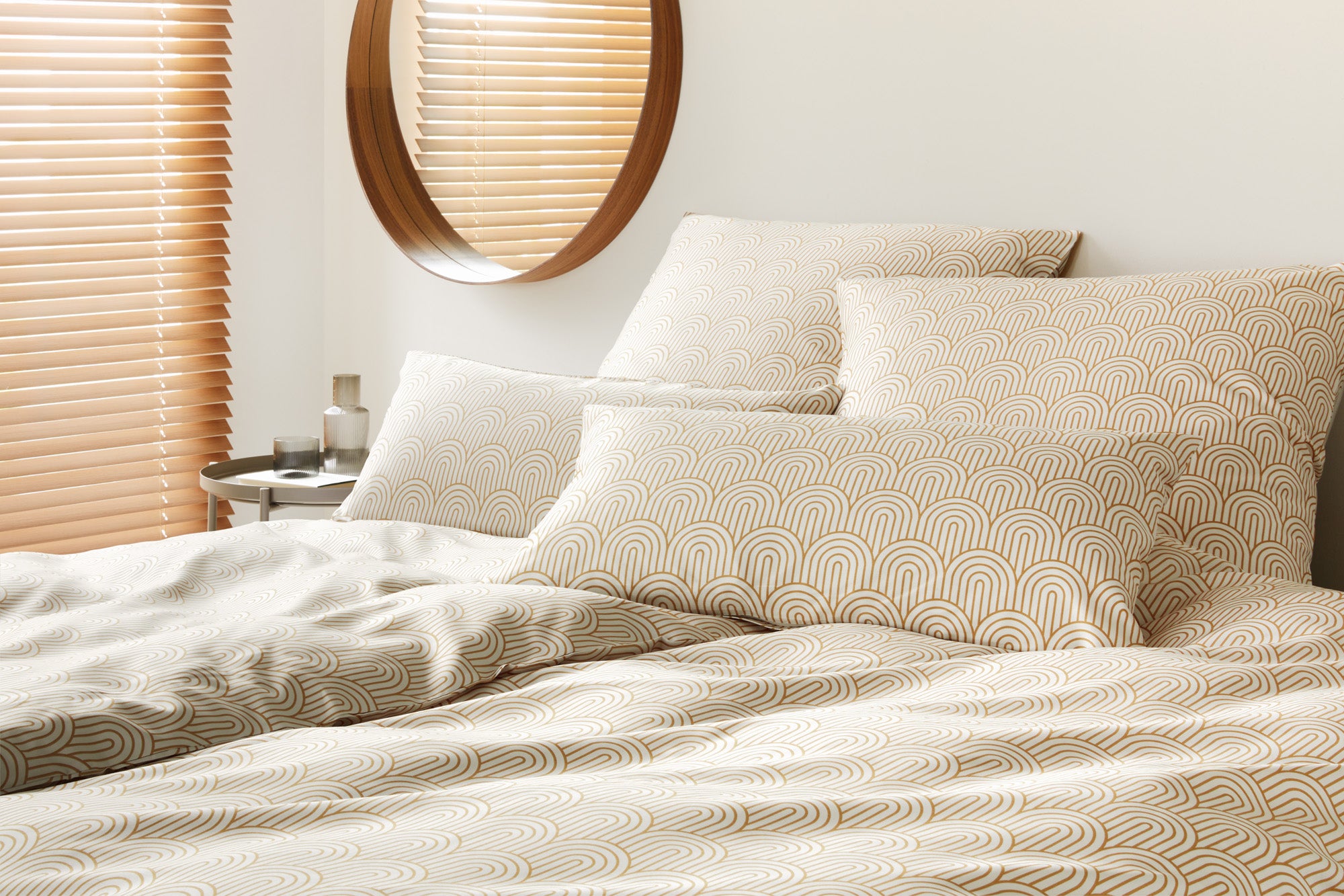 Mako Satin Bettwäsche "Maison Arcs"