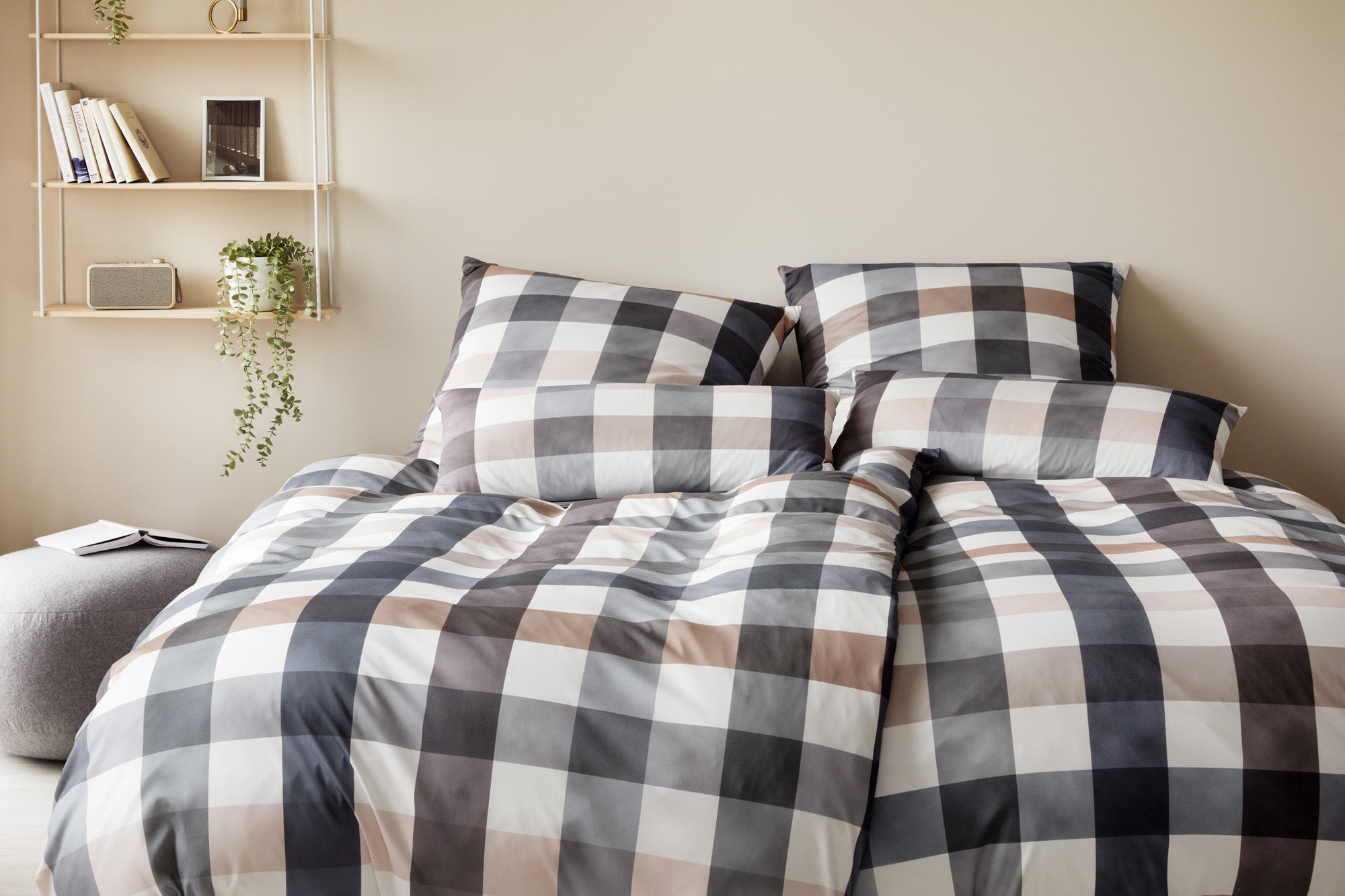 Jersey Bettwäsche "Kuschel Karo"