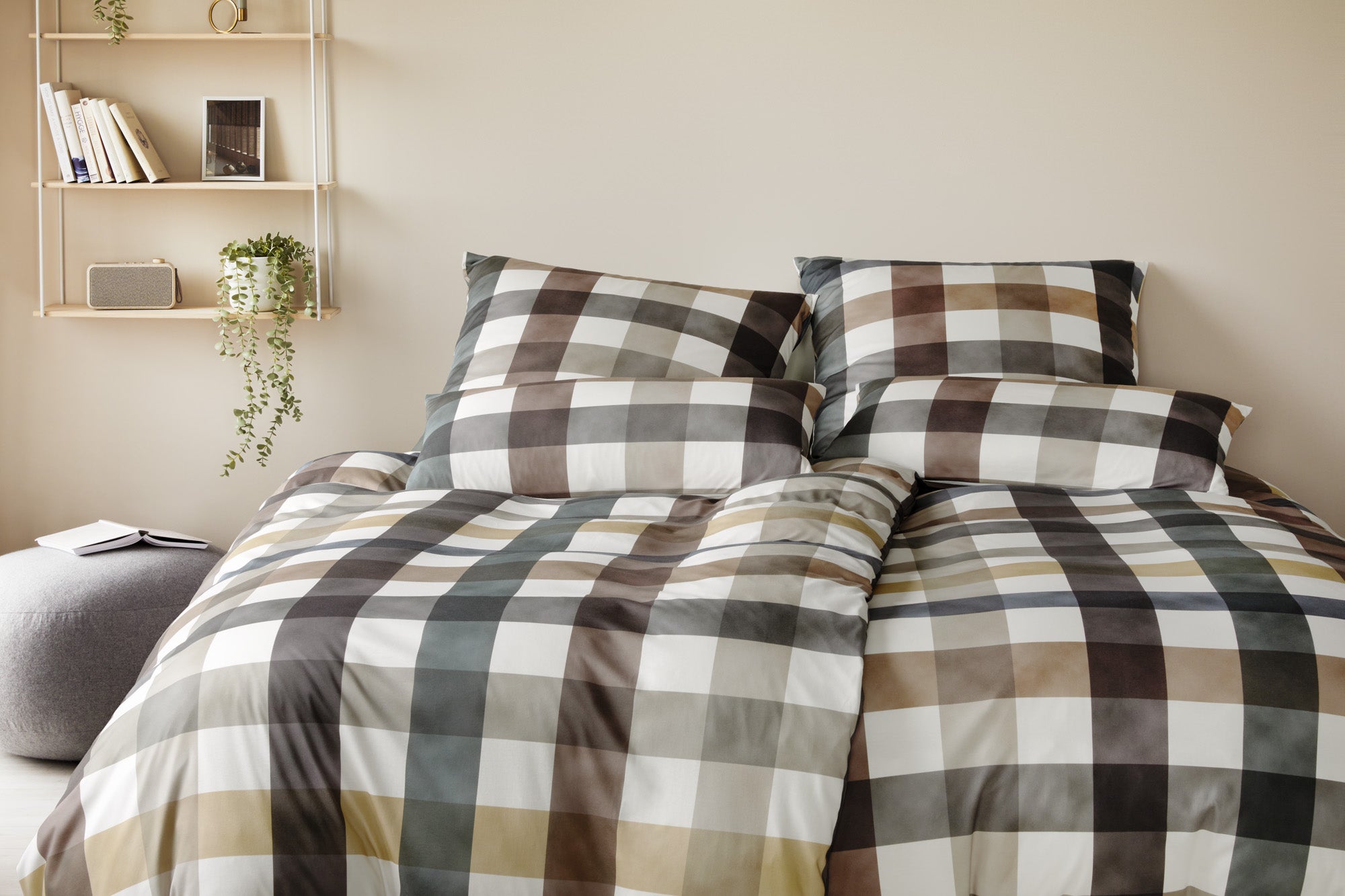 Jersey Bettwäsche "Kuschel Karo"