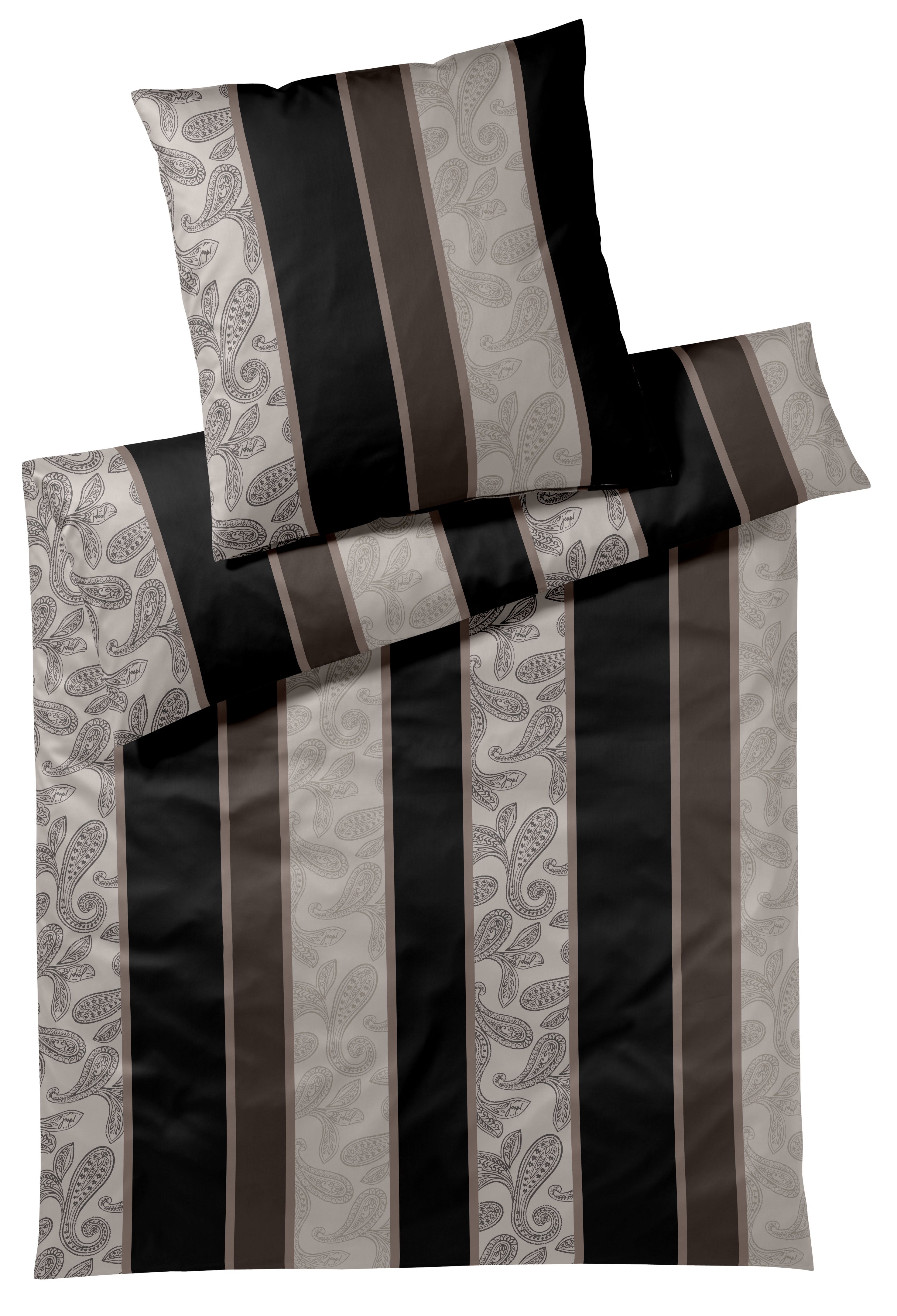 Mako Satin Bettwäsche "Paisley Stripes" 4121
