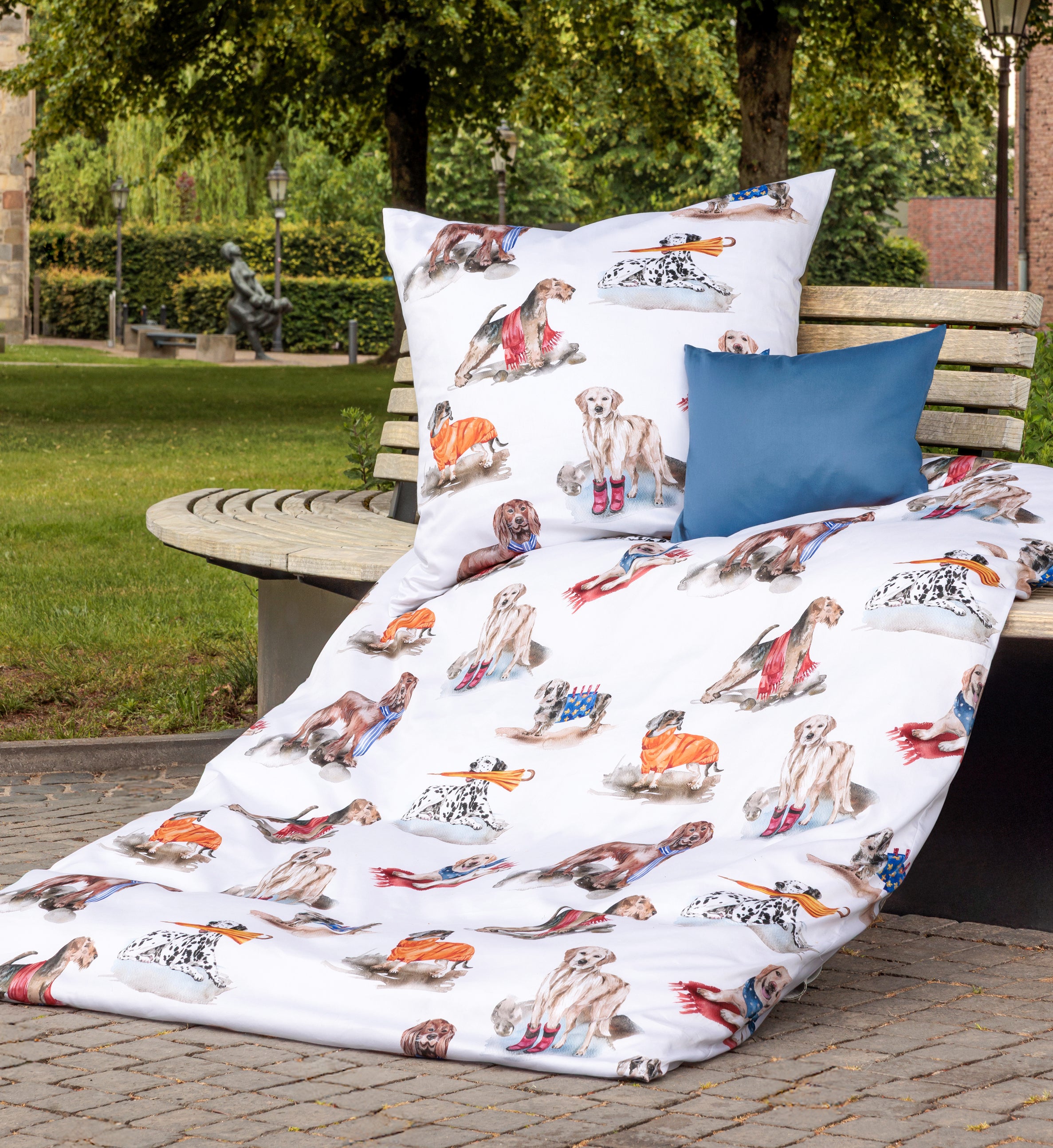 Mako Satin Bettwäsche 42169 "Modern Art S"