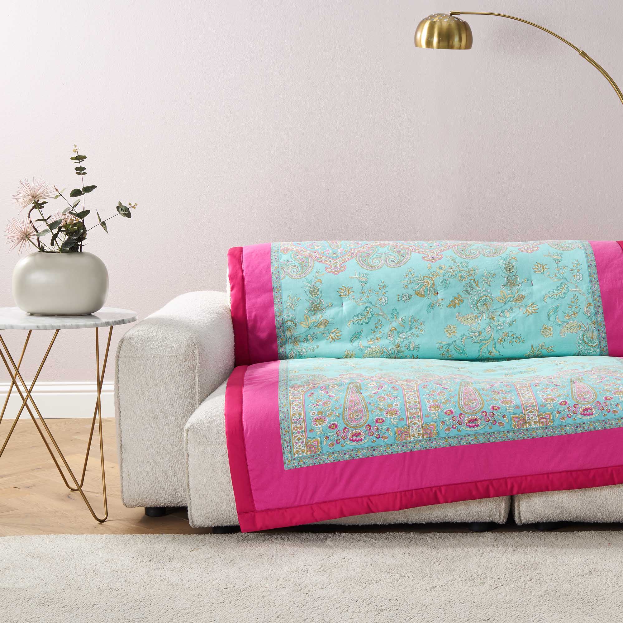 Plaid "Indian Roses" T1