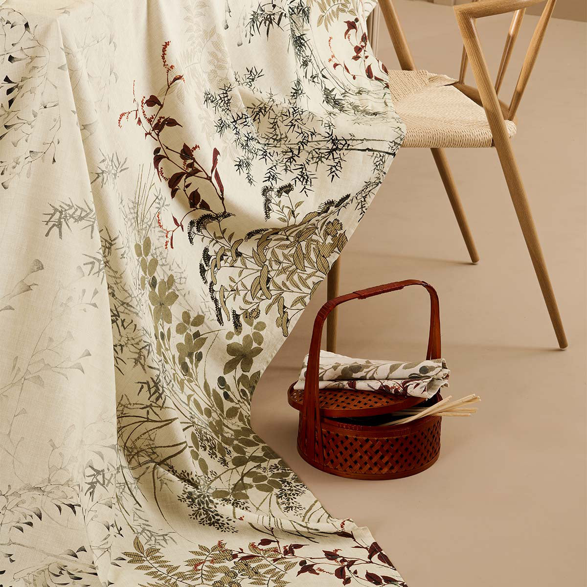 Tischdecke "bambous parchemin"