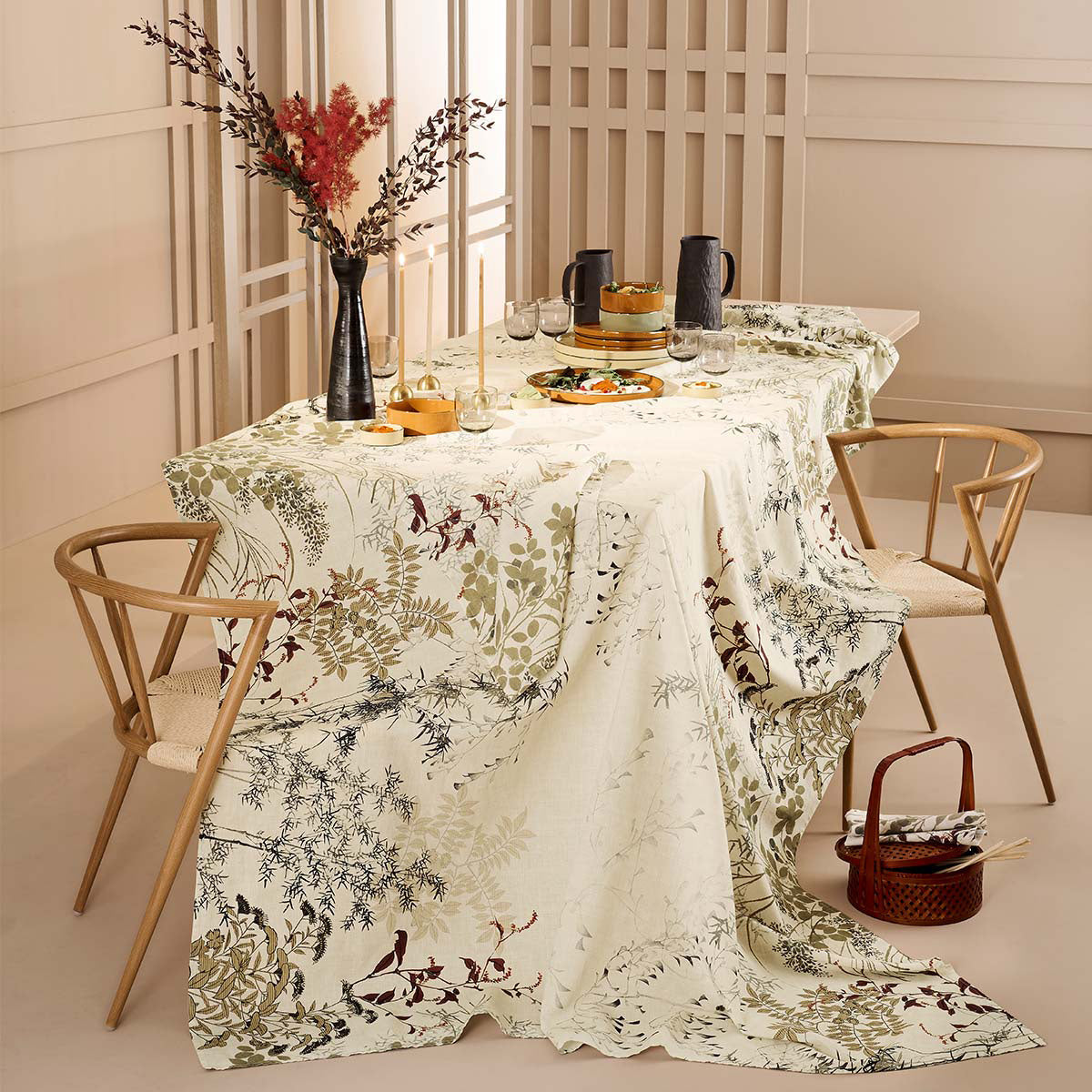Tischdecke "bambous parchemin"