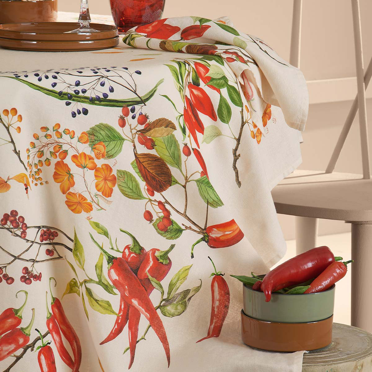 Mitteldecke "piments doux"