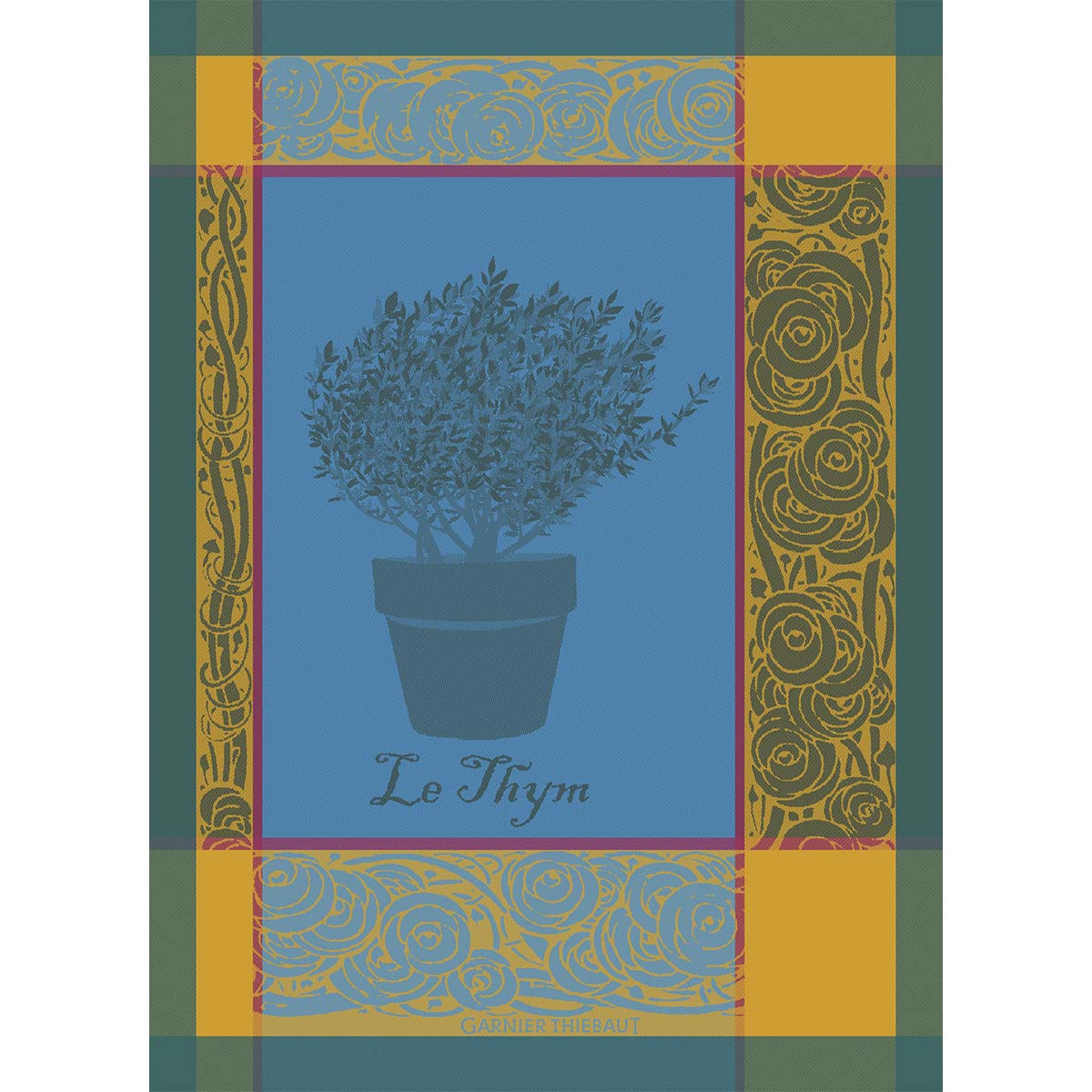 Geschirrtuch "thym bleu aster"