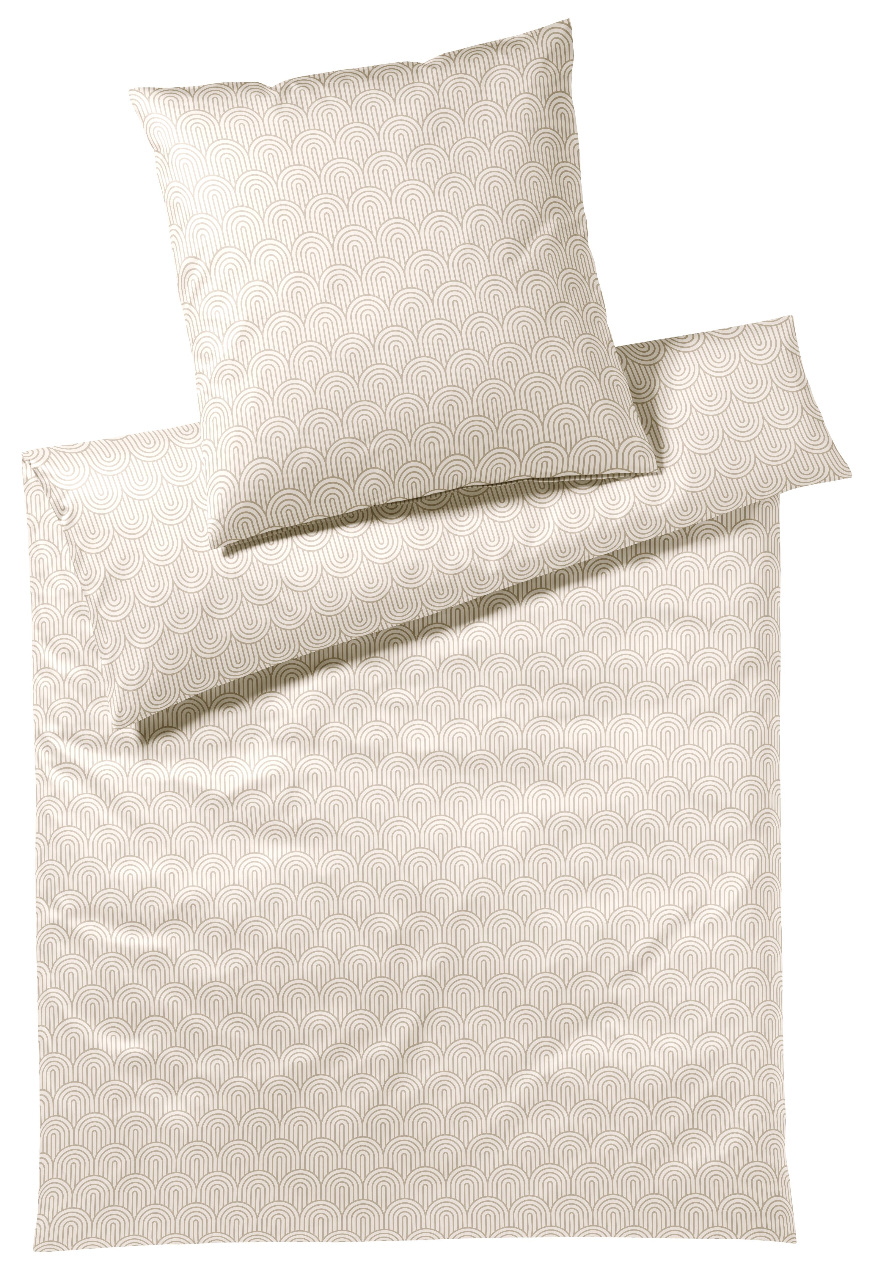 Mako Satin Bettwäsche "Maison Arcs"