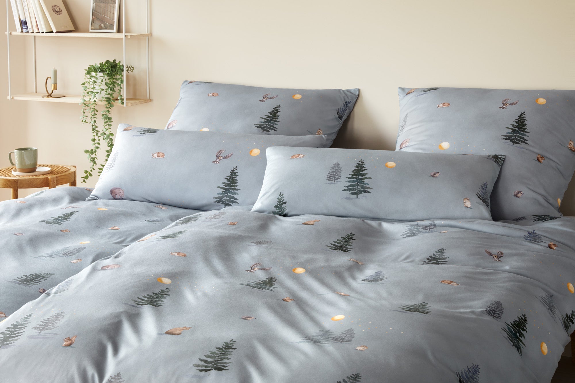 Jersey Bettwäsche "Winterwald"