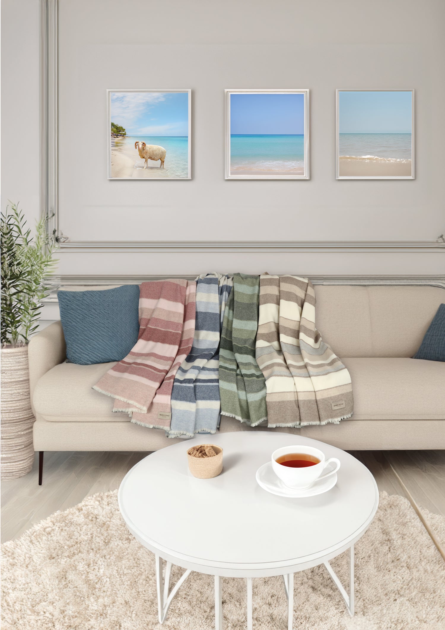 Wohndecke "Venezia Stripes"