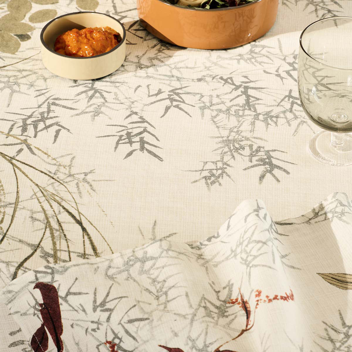 Tischläufer "bambous parchemin"