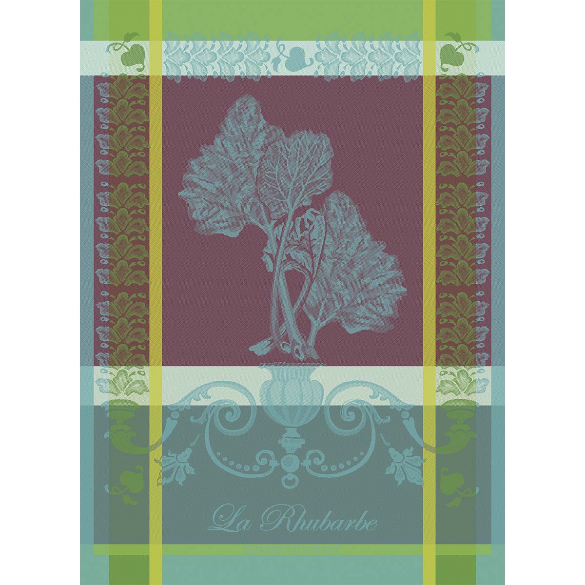 Geschirrtuch "la rhubarbe turquoise"