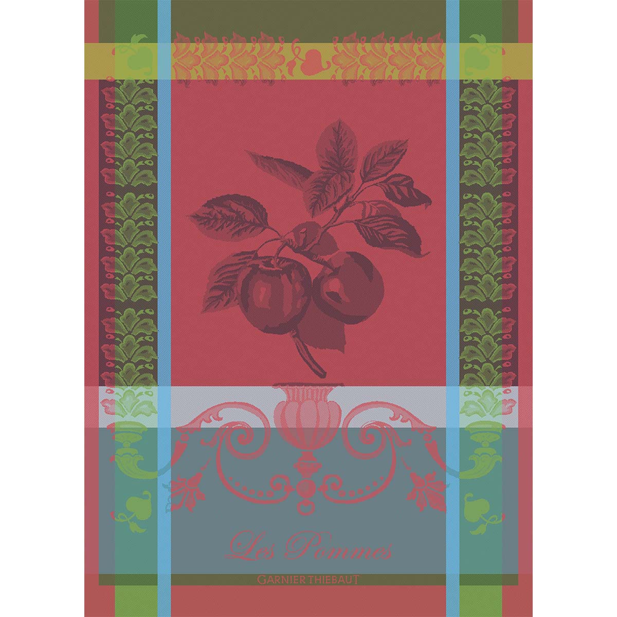 Geschirrtuch "les pommes rouge"